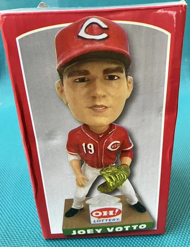 2012 Cincinnati Reds Joey Votto Gold Glove Bobble Head NEW IN BOX OHIO LOTTERY Cover