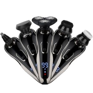 5 In 1 Electric Razor Shaver Rechargeable Cordless Head Beard Trimmer Shaver Kit
