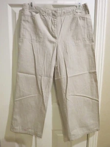 New York & Company Capris casual da donna in cotone kaki, taglia: 2 - Foto 1 di 8