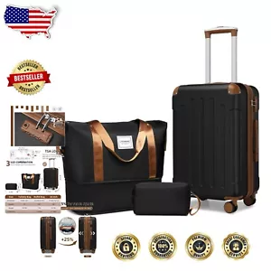 Versatile Travel 3-Piece Set: Hard Shell Suitcase, Duffel Bag & Toiletry Case - Picture 1 of 11