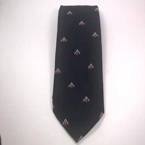 Vintage Freimaurer Freemasonry Krawatte dunkelblau Polyester Wroxton - Bild 1 von 3
