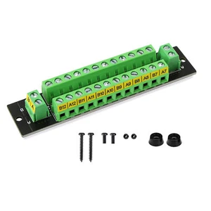 1X Power Distributor 10A 2 Inputs 2*12 Outputs Distribution Module for DC AC - Picture 1 of 6