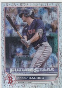 BOBBY DALBEC /390 TOPPS FACTORY SET HOBBY SILVER FOILBOARD RED SOX #7 2022 22