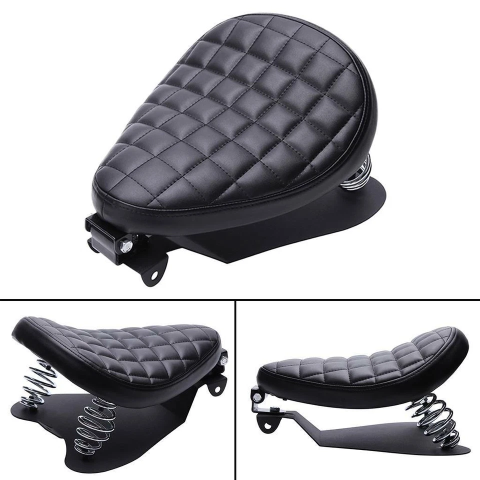 Kit de resorte de asiento bobber solo para motocicleta Honda Yamaha Virago XV 1100 750 535 Foto 1 de 4