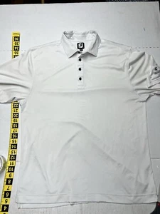 Footjoy Golf Poloshirt Herren XL Gaylord Springs Logo weiß gebrauchsfähiger Zustand - Bild 1 von 12