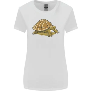 A Brown Tortoise Womens Wider Cut T-Shirt - Picture 1 of 19