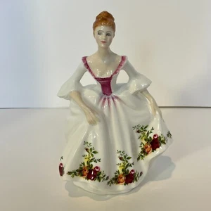Vintage 1988 Royal Doulton HN 3221 Country Rose Bone China Floral Victorian Lady - Bild 1 von 13
