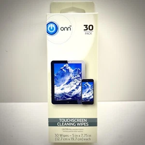 Onn Touchscreen Cleaning Wipes 30 Pack - Photo 1/7