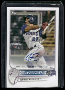 Christian Encarnacion-Strand 2022 Topps Pro Debut Prospect Auto #PD-51 - Picture 1 of 2