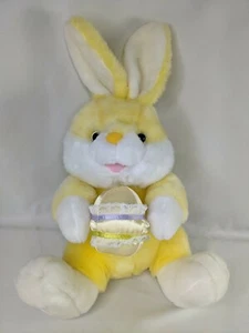 Cuddle Wit Yellow Rabbit Satin Easter Egg Bunny 11 Inch Stuffed Animal Toy - Imagen 1 de 10
