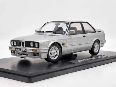 KK-Scale 1988 BMW 325i E30 M Tech 2 (M-Paket 2) Coupe Silver 1:18 - New - Image 1 of 4