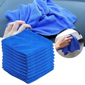 10 x Panno Pulizia Asciugamani Microfibra per Auto Pz Legno Assorbente Tutti gli Elettrodomestici - Foto 1 di 9