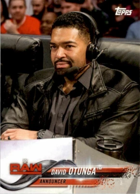 2018 Topps WWE Then Now Forever #121 David Otunga - Image 1 of 2