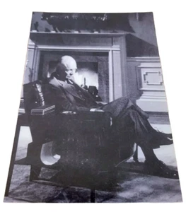 President Dwight Ike Eisenhower October 1954 Postcard Black & White Photograph - Picture 1 of 2