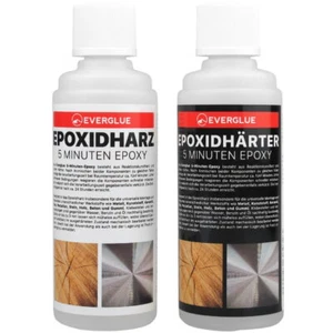 Schnellkleber 5-Minuten-Epoxy 200g  100g Epoxidharz 100g Epoxidhärter Epoxy 5min - Bild 1 von 2