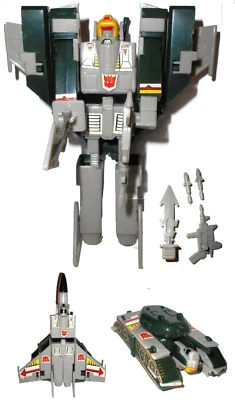 Transformers BLITZWING OVERCHARGE 3rd party ko knockoff vintage complete 1985 gr - Image 1 of 4