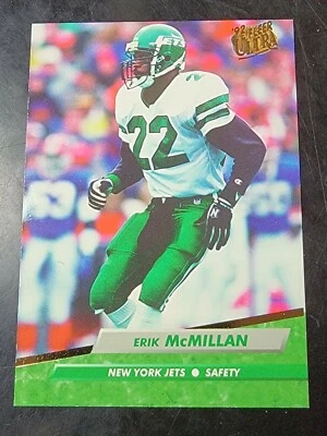 1992 Fleer Ultra Football #297 Erik McMillan  - Image 1 of 2