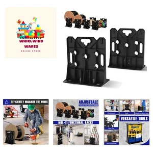 Organize Your Workspace: Multi-Functional Wire Spool Holder for Up to 34" Spools - Picture 1 of 9