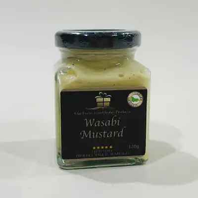 Wasabi Mustard 120g. Distinctive Flavour Of Wasabi In Creamy Dijon Style Mustard • 8.50$