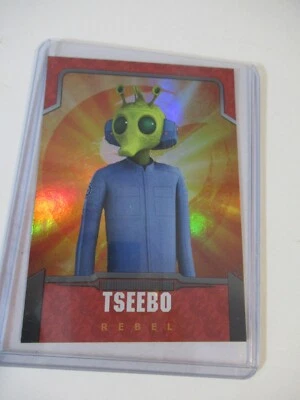 2015 Topps Star Wars Rebels #28 tseebo Rebel Rookie RC Refractor/Foil - Image 1 of 4