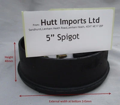 Sunrain 5" 125mm rubinetto di ricambio raccordo canna fumaria stufa per canna fumaria 5"