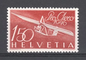 Switzerland ~ 1946 Air Mail - Zoegling glider Sc# C41 **/NH (B012) - Picture 1 of 2