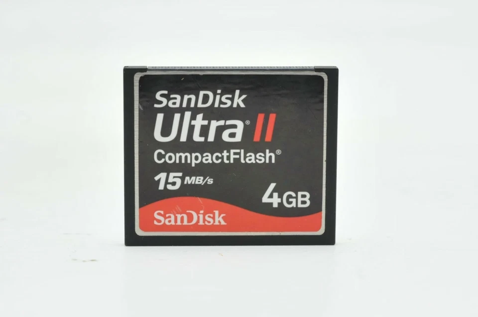 Sandisk Ultra II 4GB CF Card for Canon Nikon Digital Cameras - Image 1 of 1
