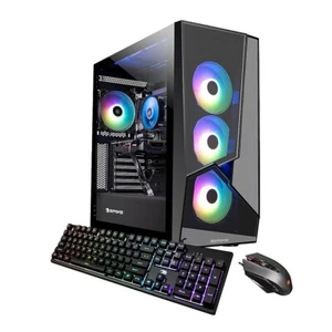 NEW iBUYPOWER - SlateMR Gaming Desktop PC Computer Ryzen 3 RX 550 8GB RAM - Picture 1 of 4