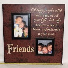 Delton Productions Large Photo Picture Frame Holds 2 Small Photos 4x6 and 4x4