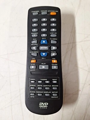 Remote Control ONLY for Audiovox VE727 LCD Widescreen DVD  Player TESTED - Image 1 of 4