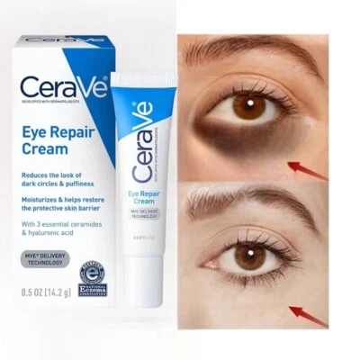 Crema reparadora de ojos CeraVe para ojeras, arrugas e hinchazón, 15 g, [stock en EE. UU.] Foto 1 de 4