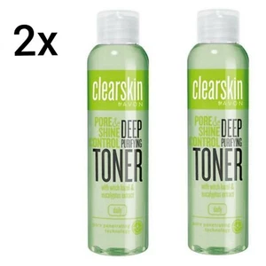 2x Avon Clearskin Pore & Shine Control Deep Purifying Toner, 100ml - Picture 1 of 3