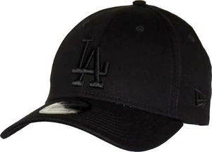 Los Angeles Dodgers New Era 9Forty Liga Esencial Todo Negro Gorra Béisbol - Imagen 1 de 3