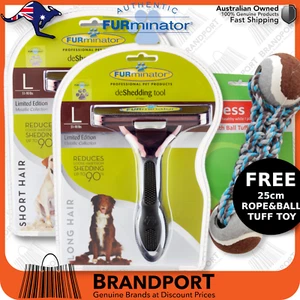 FURminator for L DOGS SHORT or LONG hair ✅BUY GENUINE FROM AUS AUTHORISED SELLER - Picture 1 of 5