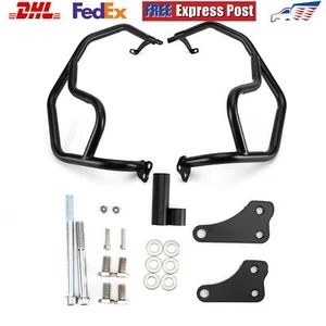 Lower Engine Crash Bars Protection Black For Trium Tiger 900 All Model 20-21 - Picture 1 of 12
