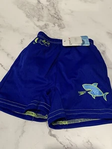 Speedo Boys Swim Trunks UN50 Block The Burn Blue Size Toddler Small - Picture 1 of 5