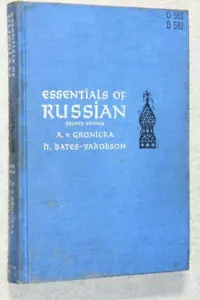 Essentials of Russian by A.V. Gronicka & H. Bates Yakobson 4th Edition (1964) - Picture 1 of 11