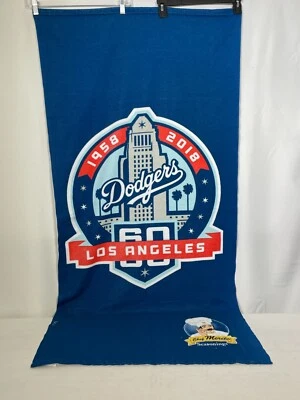 Toalla de playa SGA Los Angeles Dodgers 60 aniversario 1958-2018 Foto 1 de 4