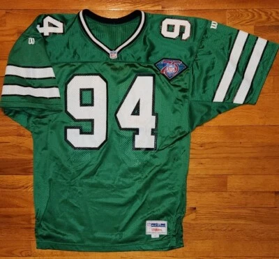 *RARO* Camiseta de fútbol americano vintage de la NFL 75th New York Jets 1994 Wilson 48 NYC Foto 1 de 4