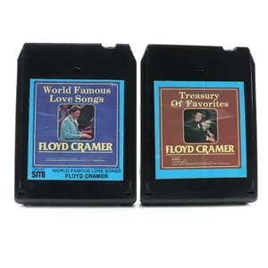 Floyd Cramer Treasury of Favorites & World Famous Love Songs (2 Tapes, 8-Track) - Picture 1 of 9