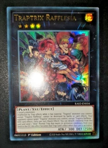 Yugioh Traptrix Rafflesia RA02-EN034 English 1st Edition Ultra Rare - Bild 1 von 1