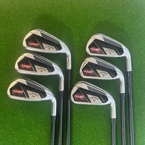 Callaway golf RAZR X IronSet 5-9 Pw 6pieces RH RAZR 60i Graphite Flex R used - Picture 1 of 14