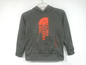 The North Face Surgent Vertical Half Dome Pullover Hoodie Boys Sz Small 7/8 Kids - Picture 1 of 8