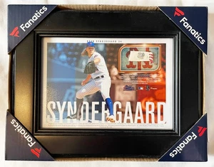 Fanatics Noah Syndergaard Mets Real Baseball Piece Plaque MLB Certified 5x7" - Picture 1 of 7