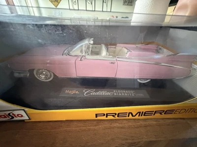 Maisto 1/18 Scale Diecast Model Car - 36813 1959 Cadillac Eldorado Biarritz Pink - Image 1 of 4