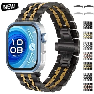 Stainless Steel Metal Watch Band Strap For Huawei Watch Fit 2 Fit 3 Fit 4 4 Pro - Picture 1 of 41