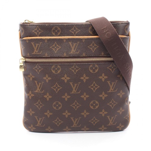 LOUIS VUITTON（LV） Louis Vuitton Pochette Valmi Monogram Borsa a Tracolla Rivestita Tela Pelle r37_ Od