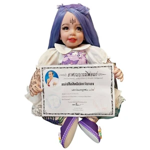 22" MUÑECA LUK THEP Angel AJ Kom Magic Thai Amuleto Vudú Suerte Riqueza Talismán G01 - Imagen 1 de 14