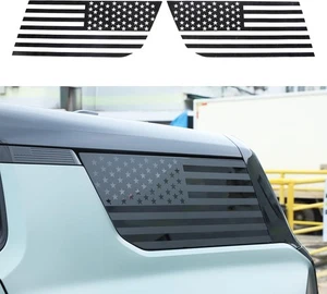 for Hummer EV Accessories Rear Window Flag Decals Compatible with 2PCS, Side  - Picture 1 of 7