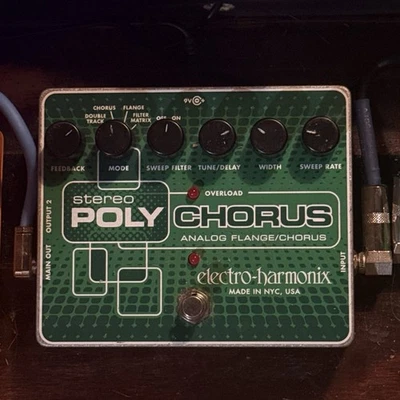 Electro-Harmonix estéreo policoro analógico brida/coro (raro) Foto 1 de 2